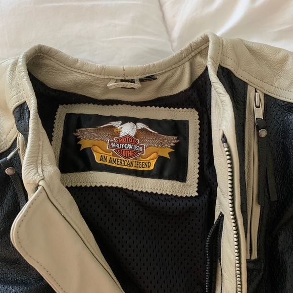 SOLD Vintage Harley-Davidson leather jacket with armor - Picture 3 of 4